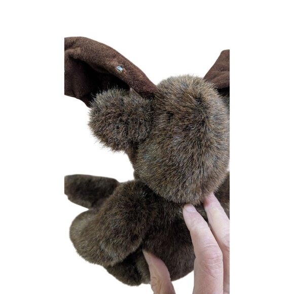 Russ Berrie Wildwood Brown Plush Moose Stuffed Animal With Floppy Ears 15" - Picture 5 of 9